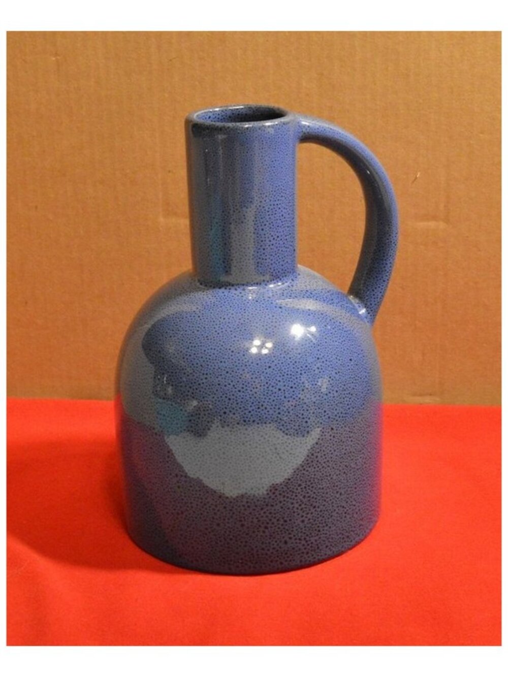 Blue Jug w/ Handle Home Décor By The Spring Shop Hobby Lobby ~8-1/4" tall